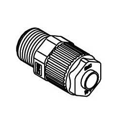 ふっ素樹脂製管継手 LQ1シリーズ メイルコネクタ インチサイズ LQ1H3C-MN