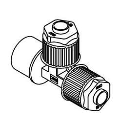 ふっ素樹脂製管継手 LQ1シリーズ フィメイルランティ ミリサイズ LQ1R39310-FN-1