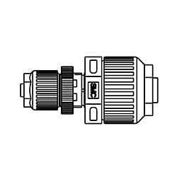 ふっ素樹脂製管継手 LQ1シリーズ パネルマウントユニオンレジューシング ミリサイズ LQ1P51-R2-1
