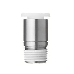 ワンタッチ管継手 ステンレス 六角穴付ハーフユニオン KQ2S-G（シール剤付・シール剤無し） KQ2S08-01GS