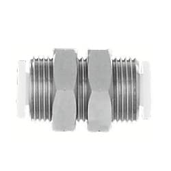 ワンタッチ管継手 ステンレス KQ2-Gシリーズ 隔壁用ユニオン KQ2E-G（KQ互換） 10-KQ2E10-00G