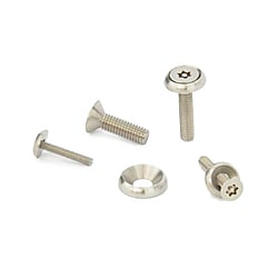 SRFXS-SET ヘクサロビュラ穴付き皿ボルト（ピンつき）ロゼットワッシャセット
