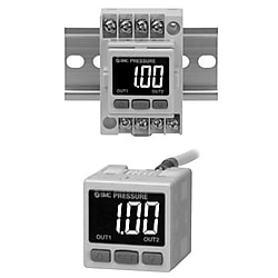 2色表示式 デジタル圧力センサコントローラ PSE300シリーズ