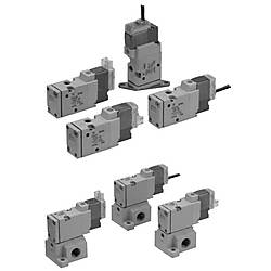3ポートソレノイドバルブ パイロット形 弾性体シール SYJ500シリーズ SYJ524R-2MZ
