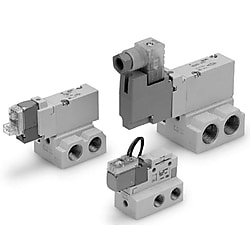 3ポートソレノイドバルブ ベース配管形 単体 VQZ100・200・300シリーズ VQZ215B-5MO1-Q