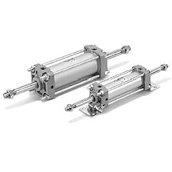 エアシリンダ ロッド回り止め形 複動・両ロッド CA2KWシリーズ CA2KWB50-100
