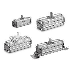 ロータリアクチュエータ ラックピニオンタイプ CRA1シリーズ CRA1BK50-90CZ