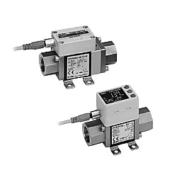 3色表示 水用デジタルフロースイッチ PF3Wシリーズ PF3W504-F03-1N-RA