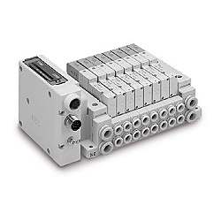 5ポートソレノイドバルブ SV1000・2000・3000・4000シリーズ マニホールド SS5V3-10S3VD-12B-C8-D
