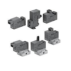 3ポートソレノイドバルブ 直動形 弾性体シール SY100シリーズ 大流量タイプ SY124A-5GZD-M3