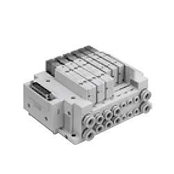 5ポートソレノイドバルブ SY5000・7000 プラグイン混合取付マニホールド SS5Y7-M10S3V-02U-C12
