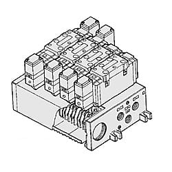 5ポートソレノイドバルブ パイロット形 VFS4000 マニホールド VV5FS4-01FD-071-03