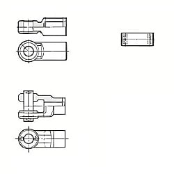 エアシリンダ CS1・CS2・CNS・CLSシリーズ用ナックルジョイント