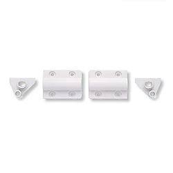 LAMP 自開式ダンパーヒンジ HG-JHS9-U型 裏面付 HG-JHS9-U-WT
