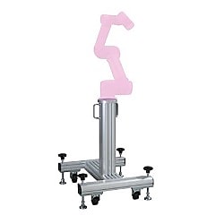 【NIC】協働ロボット専用スタンド型アルミ架台【5kg可搬以下用】