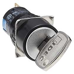 Φ16 A6シリーズ鍵付セレクタスイッチ 丸形 AS6M-3KT2PG