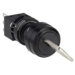 Φ16 H6シリーズ鍵付セレクタスイッチ 丸形