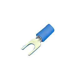 銅線用絶縁被覆付圧着端子 角先開タイプ（AVF形） AVF0.5-4 ｼﾛ