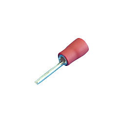 銅線用絶縁被覆付圧着端子 棒状タイプ（BVA形） BVA-0.3 ｱｵ