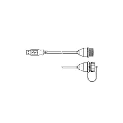HG4G/3G/2G形プログラマブル表示器 パネル取付USB延長ケーブル