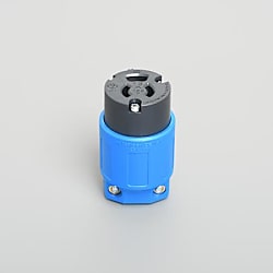 抜止形 コードコネクタボディ （ナイロンカバー）接地形2P 15A 125V 7114GNZ-RD