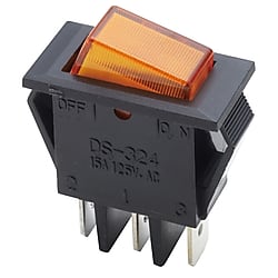 波動スイッチ（照光） スナップインタイプ DS-325-W/L-TR