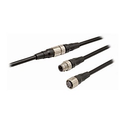 Juego de cables circulares - serie XS5/XS6, Ethernet industrial, conector M12 XS5W-T421-AMC-Y