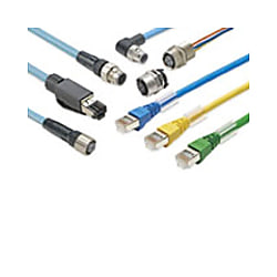 産業用イーサネットコネクタ XS5/XS6 RJ45ケーブル
