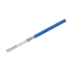 Compensating Cable, Thermocouple K Type, WX-H-GGBF-BT Series WX-H-GGBF-BT-1PX7/0.45(1.25SQ)-24