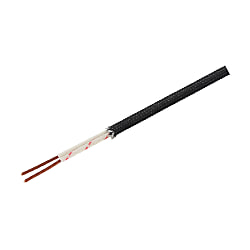 Compensating Cable, Thermocouple R Type, RX-H-GGBF Series RX-H-GGBF-1PX7/0.32(0.5SQ)-40