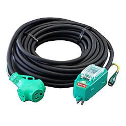 15Ax10m 漏電遮断器付コード