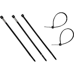 ユタカメイク 結束タイ ケーブルタイ30入 4.3mm×190mm ブラック
