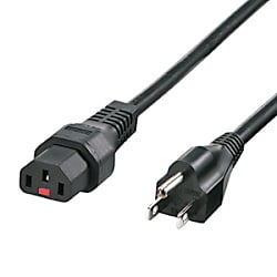 抜け防止ロック電源コード