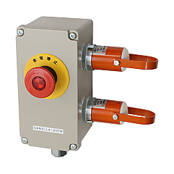 インターロックプラグユニット 非常停止用押しボタンスイッチ付シリーズ（2回路） GAN3-LA-2DFM-2L3