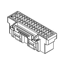 1.5mmピッチ　CLIK-Mate™　電線対基板用コネクター　ハウジング/2列（503149）