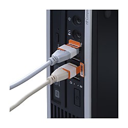 I/OLock® USB-AUK Sistema de prevención de desconexión de enchufe USB AUK-01-01-H