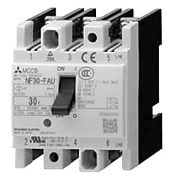 WS-Vシリーズ 制御盤用ノーヒューズ遮断器 NF-FAUシリーズ NF30-FAU 2P 30A