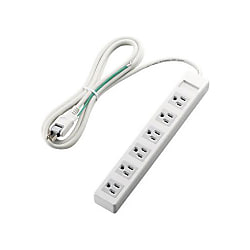 Power Strip Compatible With 3-Pin Plug T-T1A-3425WH