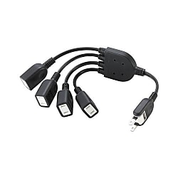 Power Supply Extension Cord for AC Adapter (4 Ports) T-ADR4WH