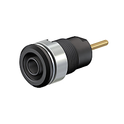 Staubli SLB4-R 絶縁体付きセイフティプラグ用Φ4mmソケット