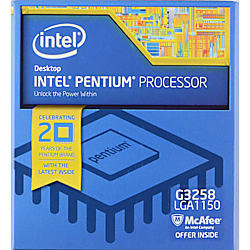 インテル® Pentium® プロセッサー G3258
