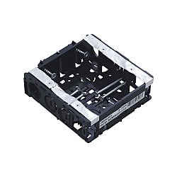 B-793W | 埋込スイッチボックス（耳付・2個用） ｺﾝｾﾝﾄ(ｵﾌﾟｼｮﾝ