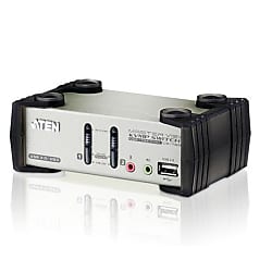PS／2-USB VGA／オーディオ KVMP（TM）スイッチ（OSD搭載）