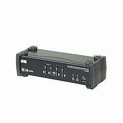 USB 3.0ハブ搭載 2/4ポート KVMP