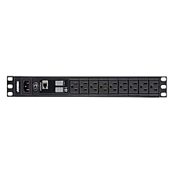 ラック用電源タップ（1U/100V/15A/9ポートNEMAタイプ/計測機能対応）