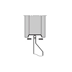 T形 外径用TACバイト テーパロック式 TRACN TRACN2525M08