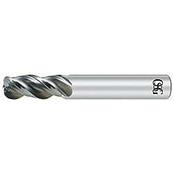 3刃 銅・アルミ合金用コーナR ショート形 CA-CR-ETS 