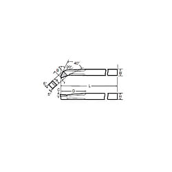 JIS標準型 穴ぐりバイト 11型 （旧JIS型）