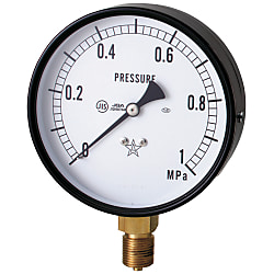 General Purpose Pressure Gauge (A Frame Vertical Type / Diameter ø75) AT3/8X75X4MPA