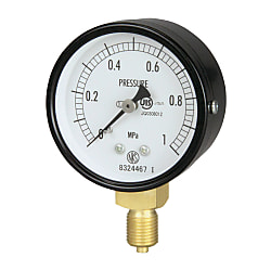 普通形圧力計（A枠立型・φ60） (AA10-121-0.25MP)